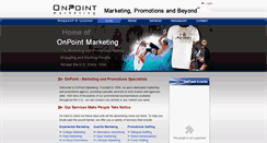 Desktop Screenshot of onpointmarketing.com